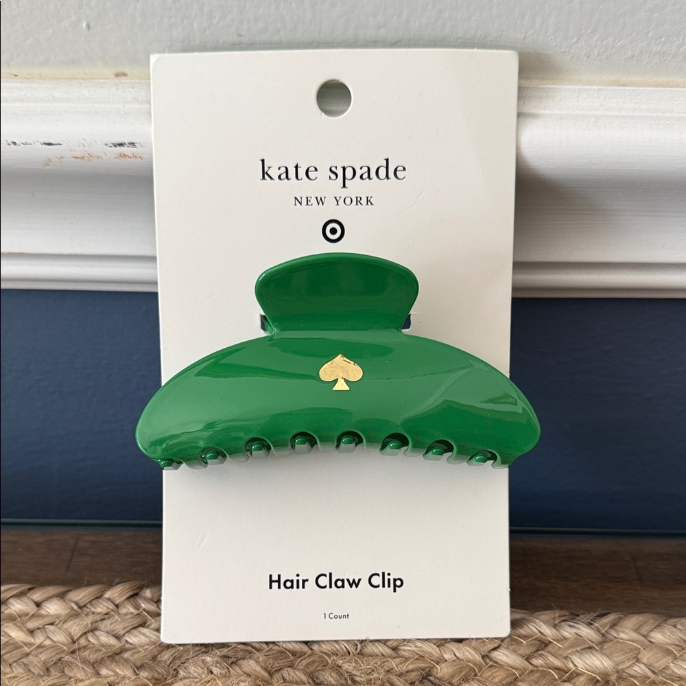 Kate Spade Emerald Hair Claw Clip